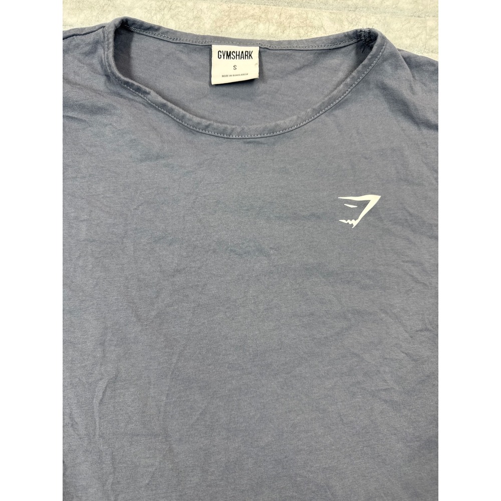 Gymshark Long Sleeve T‎ Shirt Grey Athleisure Gym Workout Men Size S